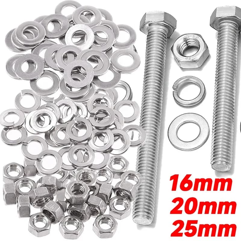 240 pcs/box Stainless Steel Hexagon Ink Dado Bolts Assortment Kit M4-M5 Screws Set Metal Processing Elements Fixing Tools Hardware For Home