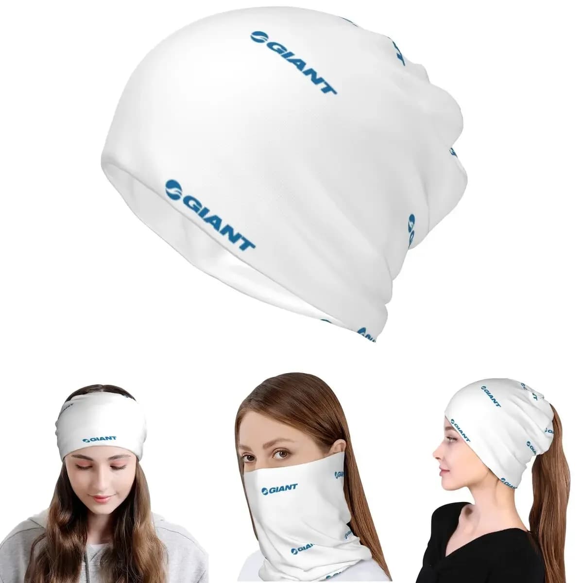 Giant Bike Bandana Neck Cover Wrap Scarf Multifunction Face Mask Beanies Hat Unisex Adult Washable