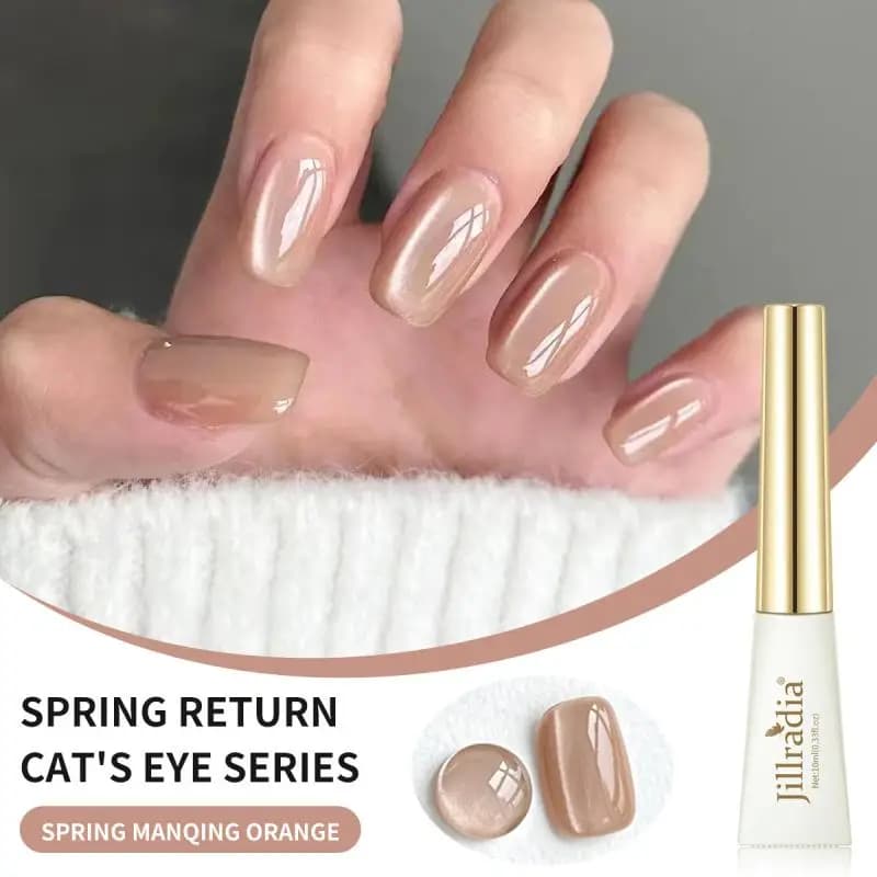 Smalto per unghie gel Cat Eye di cristallo a 18 colori LED UV magnetico Soak Off Gel Vernice Crystal Cat Eye Gel Lacca Decorazione per unghie