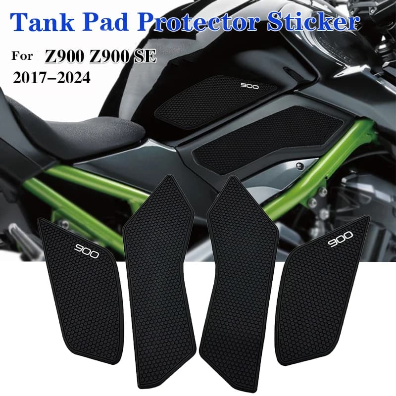 New Motorcycle Tank Pad Protector Sticker Decal Gas Knee Grip Side Tank Pad for Kawasaki Z 900 SE Z900 Z900SE 2017 at 2023 2022