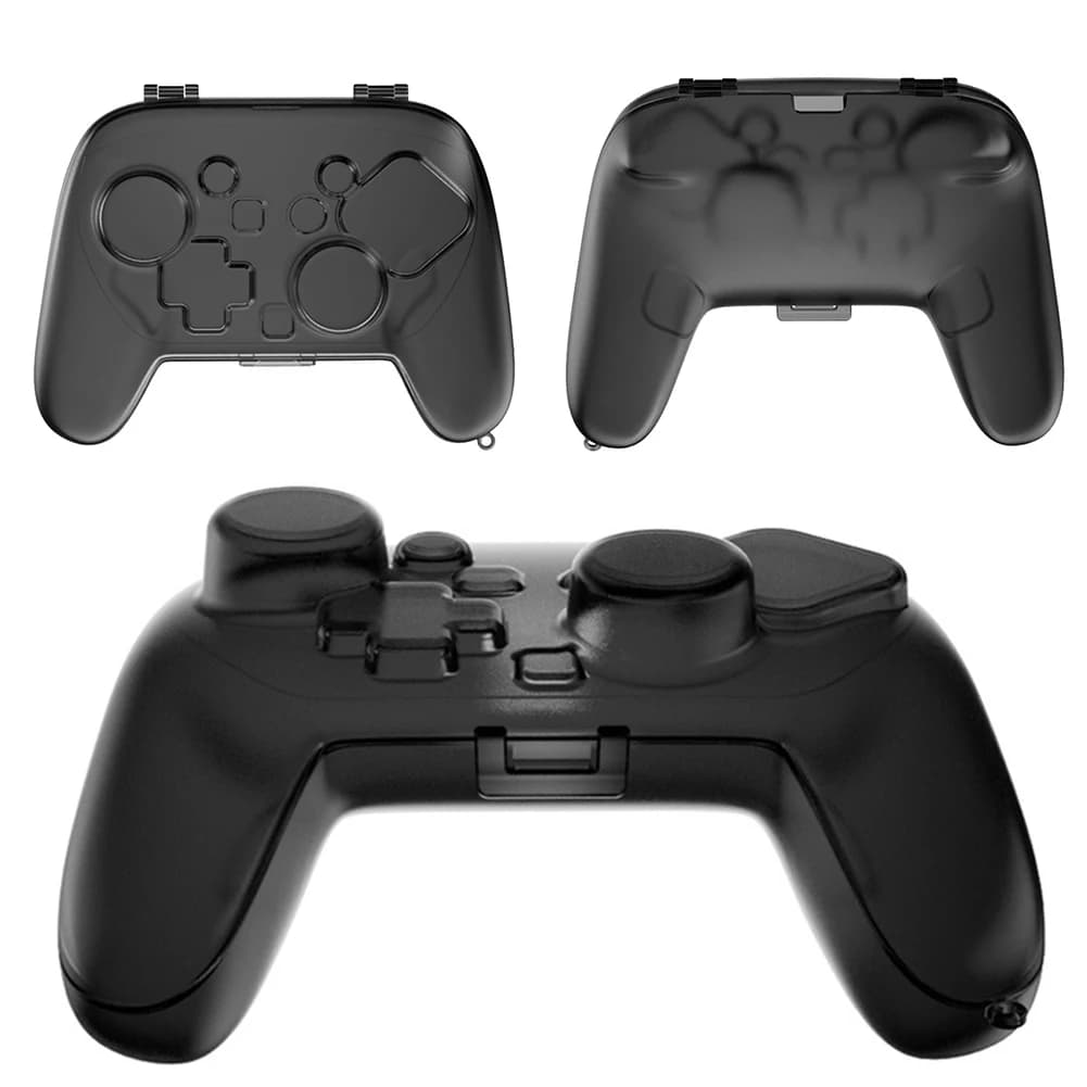 NUOVA Custodia Protettiva Trasparente in Cristallo per Controller con Porta di Ricarica per Nintendo Switch Pro Controller