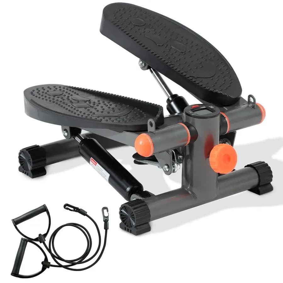 Mini Stepper for Exercises at Home with Resistance Bands, Domestic Training Equipment, Stepper Machine for Climbing Scales at Home