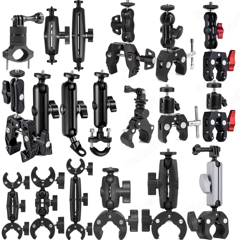 Per Insta 360 X4 X5 Go Pro 13 12 11 10 9 DJI Action 6 Bicicletta Moto Selfie Stick Monopiede Montaggio Staffa Manubrio Accessorio