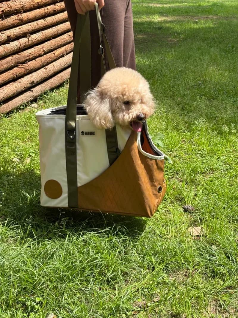 Lightweight Pet Chest Bag Portable Outdoor Pet Carrier Single Shoulder Crossbody Travel Bag Breathable Pet Backpack for Small Ca