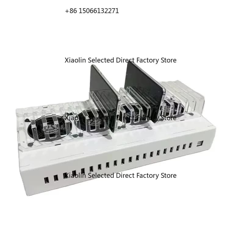 Box di Controllo USB a 20 Porte per Phone Farm, Hub OTG per Sincronizzazione Batch e Gestione Unificata di Smartphone