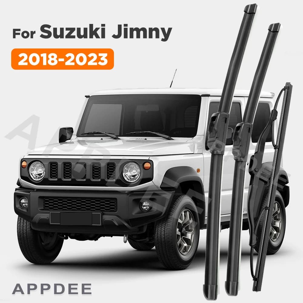 APPDEE Wiper For Suzuki Jimny GJ 2018-2023 2019 2020 2021 2022 Wiper Front&Rear Wiper Blades Windscreen Brushes 18"+16"+11"