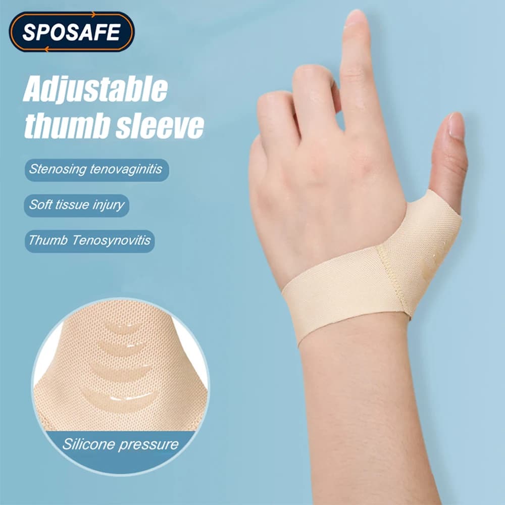 Manicotto di compressione del tutore del polso del pollice 1Pcs per il supporto della protezione del dolore dell'artrite, guanto della stecca del pollice del tessuto elastico