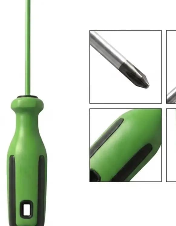 Rainbow Magnetic Dual Head Screwdriver Set Hardened For Cr-V Steel Non-slip Grip With Model Marking For Home Repair Hand Tools K