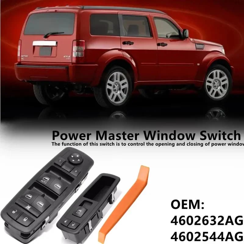 Pulsante di controllo del sollevatore della finestra dell'interruttore della finestra principale elettrica dell'automobile per Dodge Nitro Journey Jeep Liberty 4602632 AG 4602544 AG