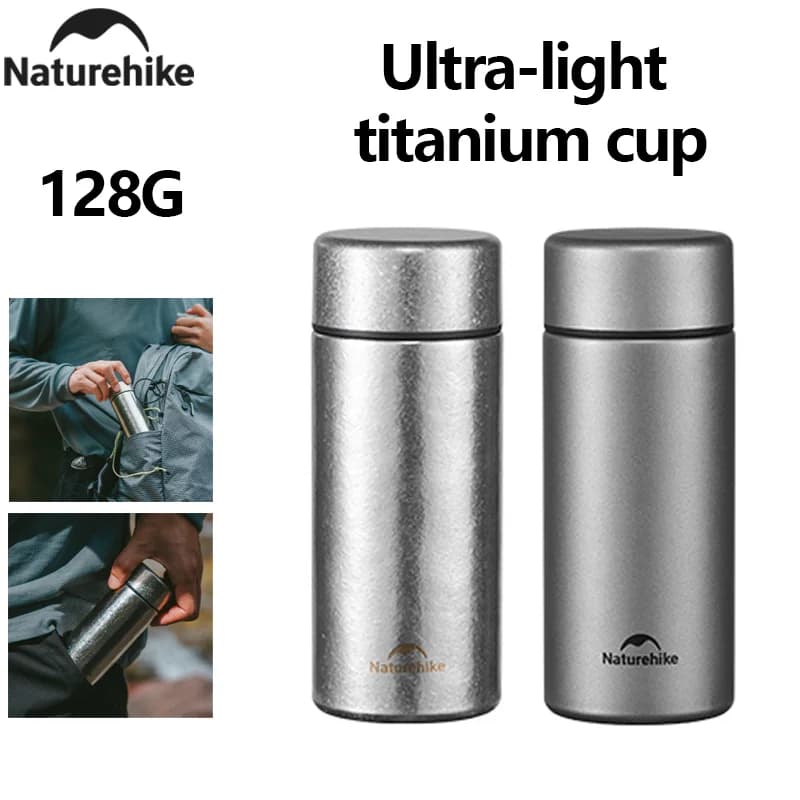 Naturehike2025 New ultralight titanium pocket cup Safety cup with long lasting antibacterial deodorant Isolated camping cup for 6 hours