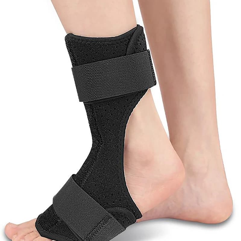 Supporto per Caviglia Regolabile, Stabilizzatore Ortopedico, Protezione per Caviglia, per Distorsioni, Corsa, Calcio, Basket, Traspirante