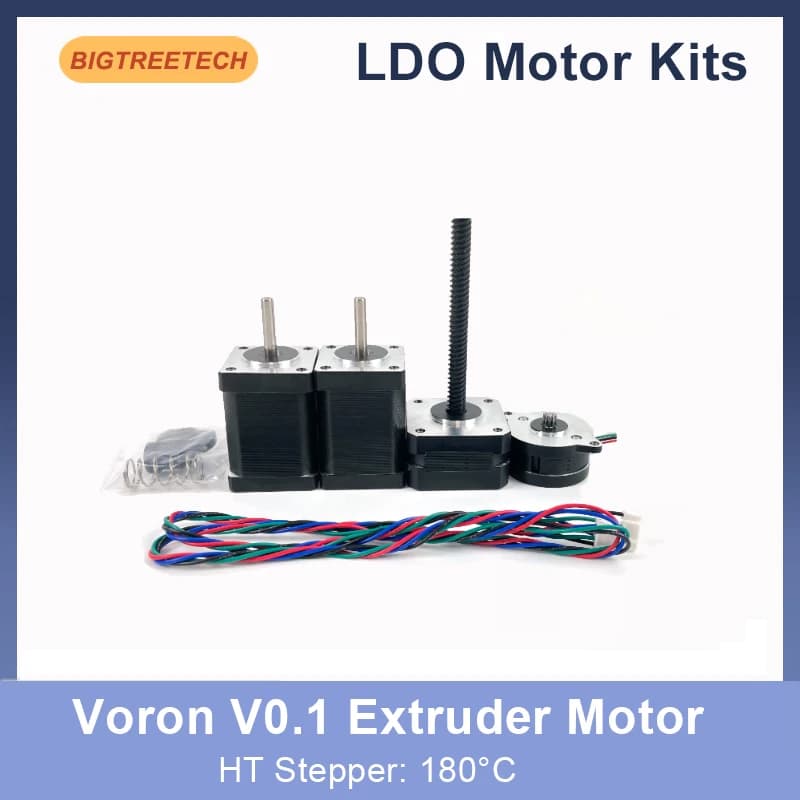 Kit motore estrusore BIQU VORON V0.1 Motore LDO 180 ° Motore passo-passo per stampante 3D Nema17 LDO-36STH20-1004AHG ad alta temperatura