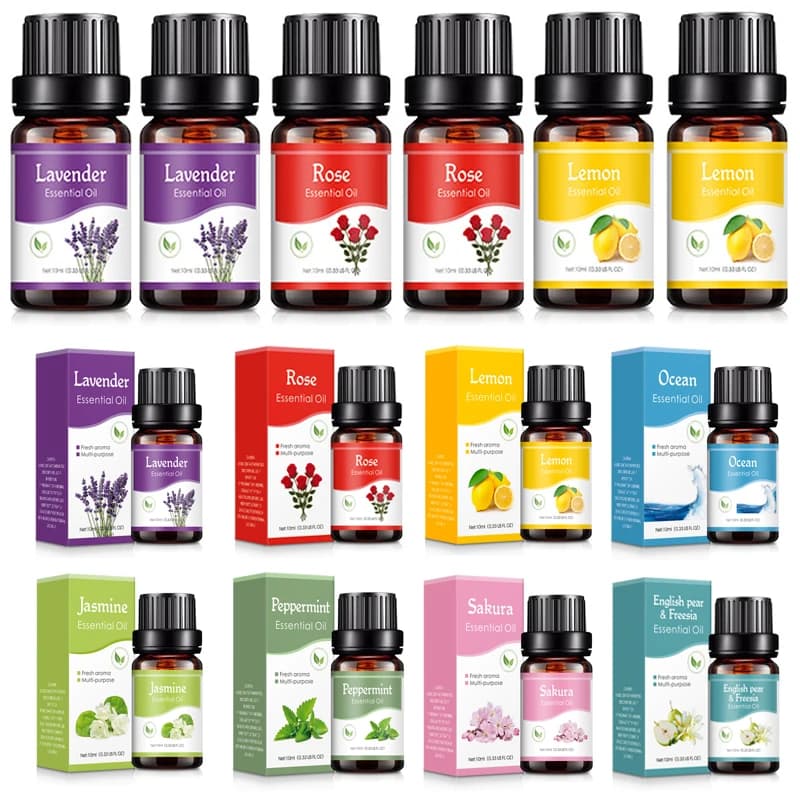 1/2 pieces 10ml deodorant for auto perfume recharge essential oils for aroma diffuser deodorant humidifier for essential oil