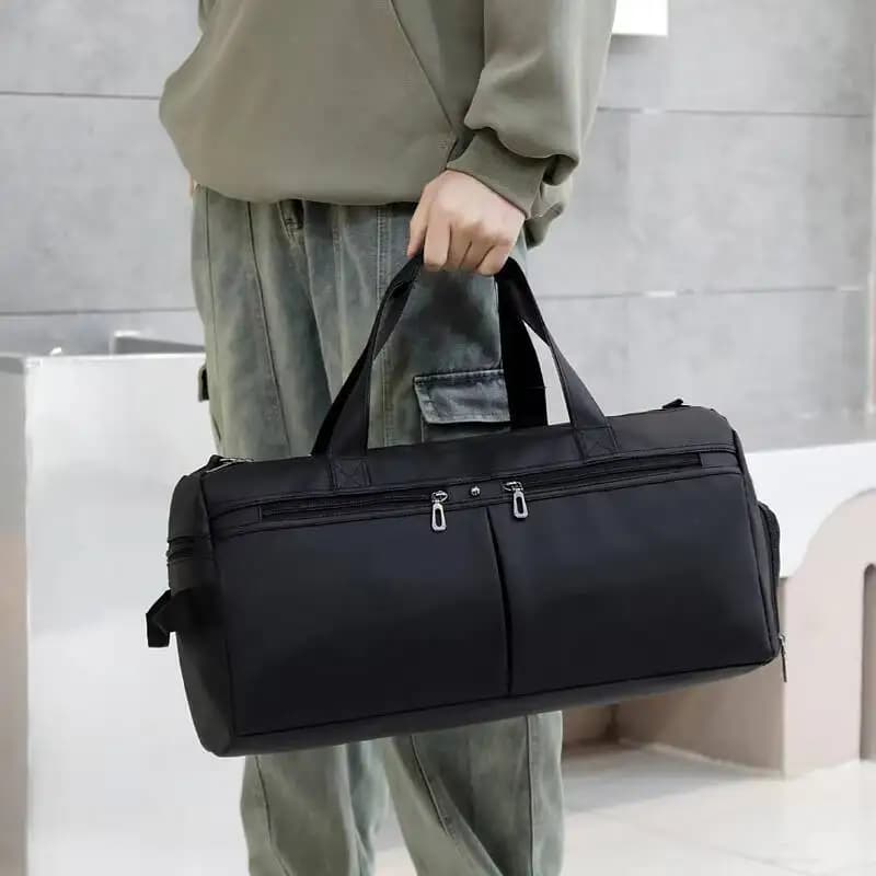 Borsa da viaggio per palestra con scomparto separato per asciutto e bagnato, tasca porta scarpe, borsa fitness portatile, borsa a tracolla, borsone da viaggio, bagaglio a mano, borsa weekend