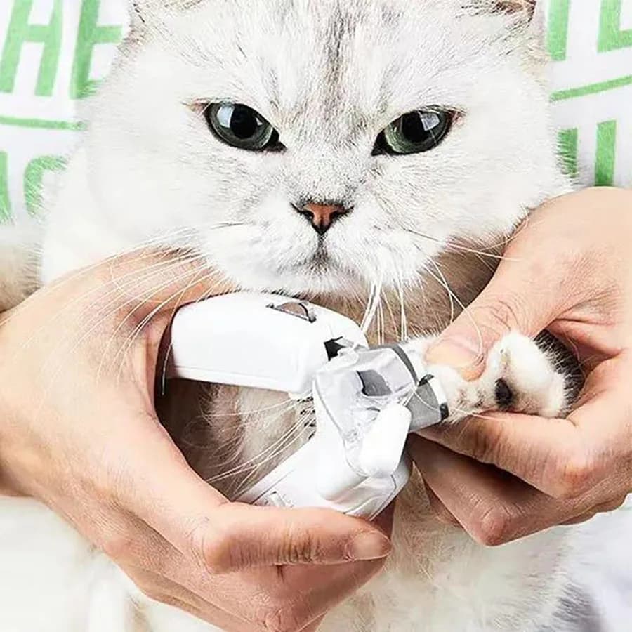 LED Pet Nail Clipper with Nail File – Safe & Easy Grooming Tool for Cats & Dogs – Paws Trimmer with Light for Precise Cutting
