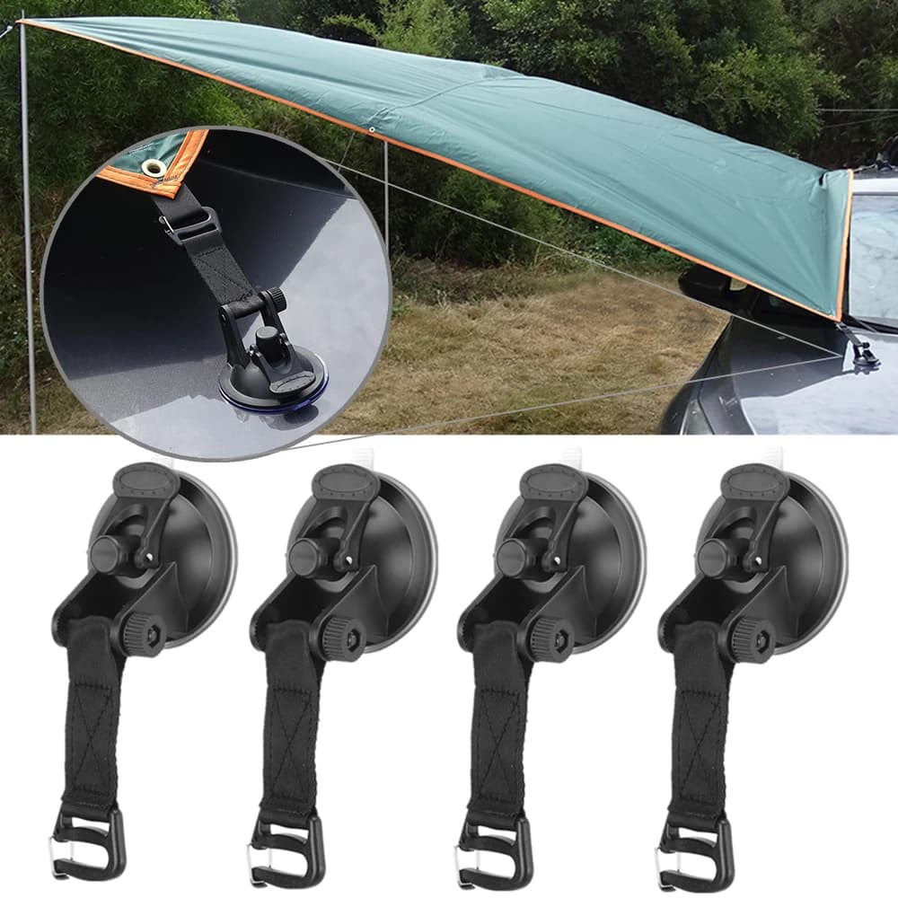 1/4/8PC Multi Ventosa Heavy Duty Portatile Gancio Regolabile Ventosa Per Auto Cucina Bagno Tenda Da Campeggio Esterna Ventosa