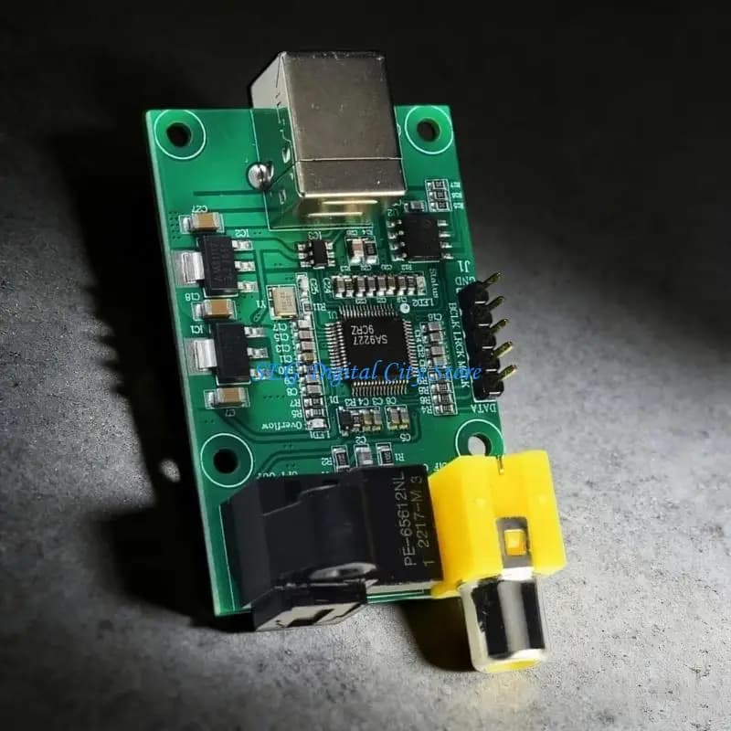 Universal compatible U75B USB to SPDIF resolution card holder