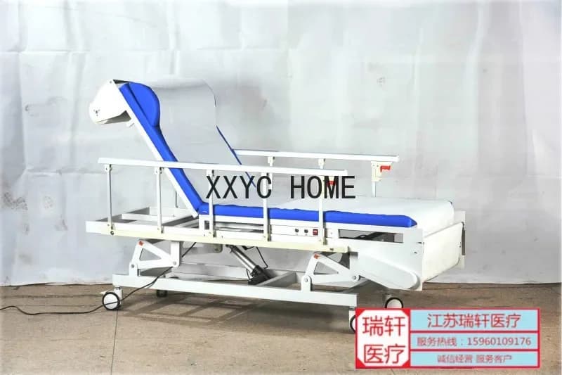 Automatic change of disposable paper sheets, color ultrasound examination bed