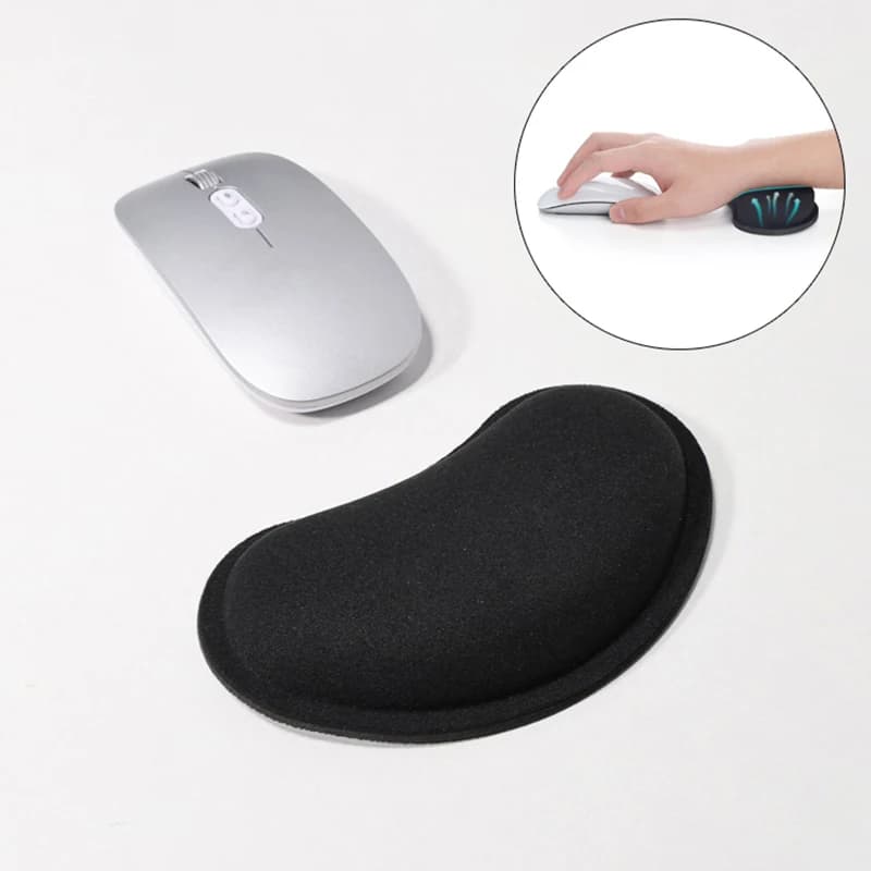 1Pc Supporto per il polso Tappetino per mouse Tavolo per computer da ufficio Bracciolo da gioco Protezione per il polso EVA Accessori per tappetino per mouse da scrivania