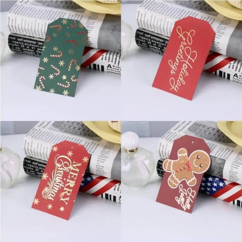 48 pezzi biglietti d'auguri di Natale cartoline pieghevoli festa di Capodanno abbronzante regali invernali carte busta per la casa decorazione fornitura
