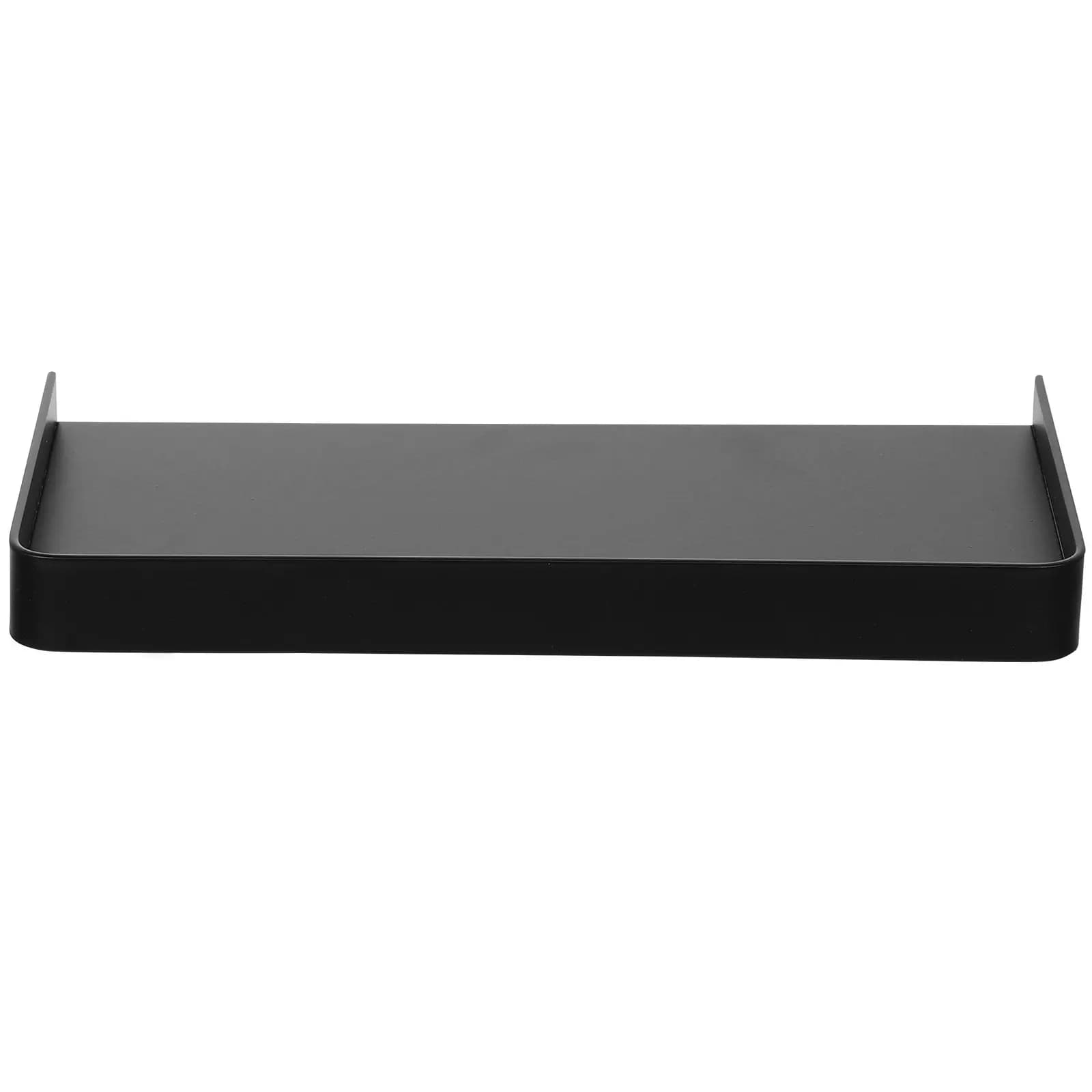 Stick-on Wall Shelf Small Floating Metal Phone Shelf Stainless Steel Adhesive Wall Mounted Bathroom Kitchen Office Organizer