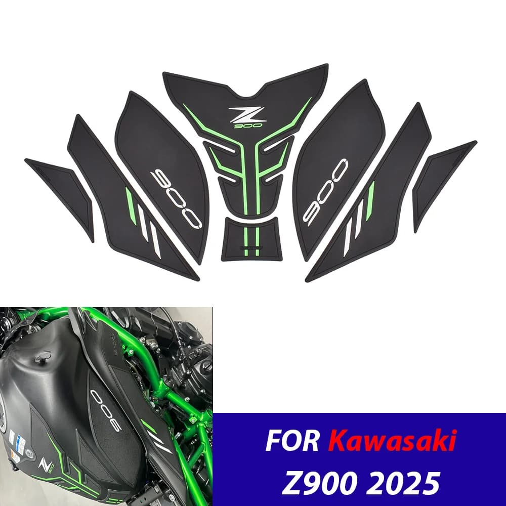 2025 Z900 Z 900 Tank knobs Fuel tank relief for KAWASAKI Z900 Motorcycle Accessories Ginocchio Grip Decalcomanie Anti-slip fuel oil