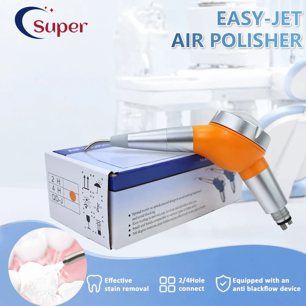 Dental Air Prophy Unit Anti-Backflow Device Triangle Hole Water Separation Design 2Hole/4Hole Connect Teeth Cleaning Whitening