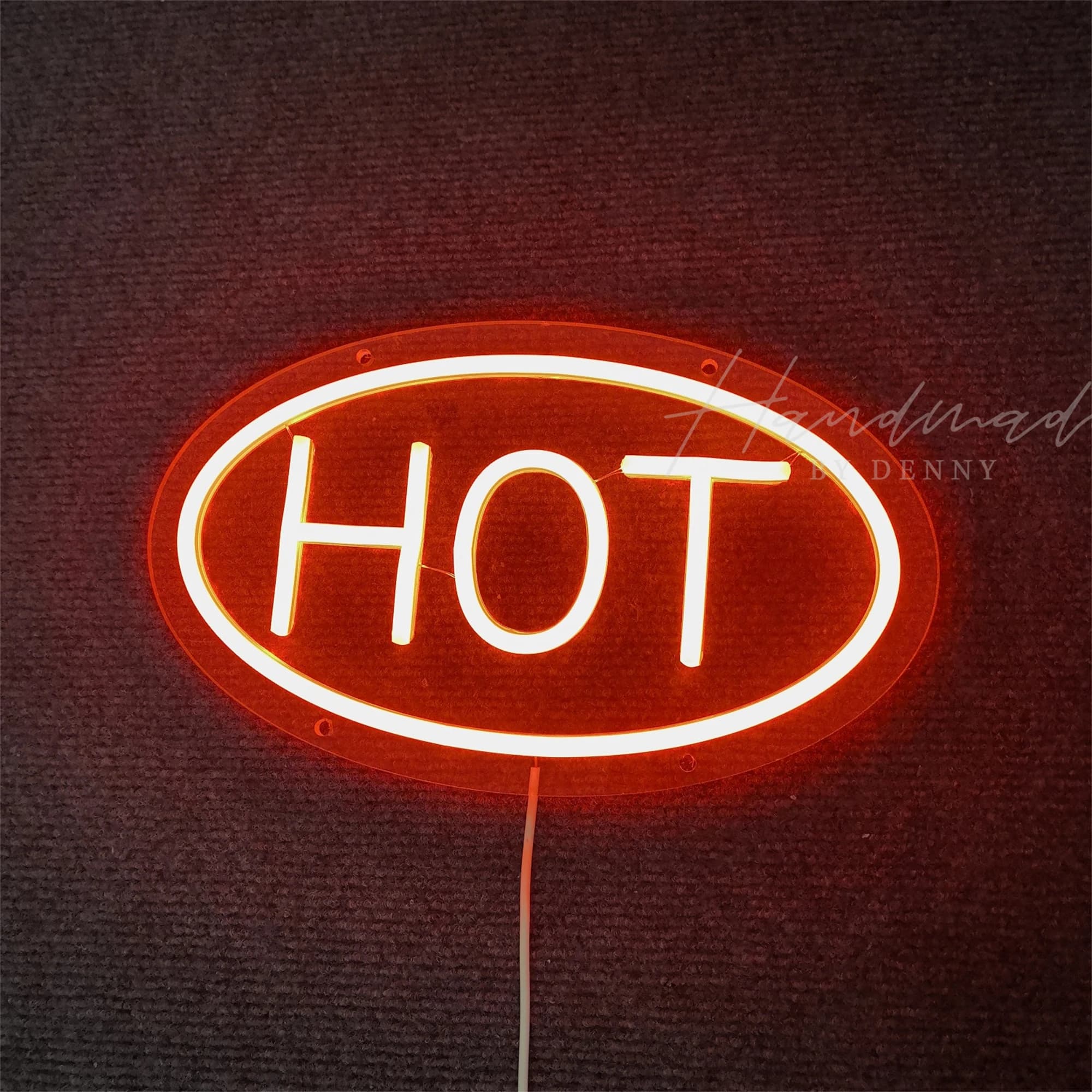 Insegna al Neon Rossa per Decorazione Murale, Illuminazione Artistica per Camera da Letto, Sala Giochi, Feste o Arredamento Bar e Club