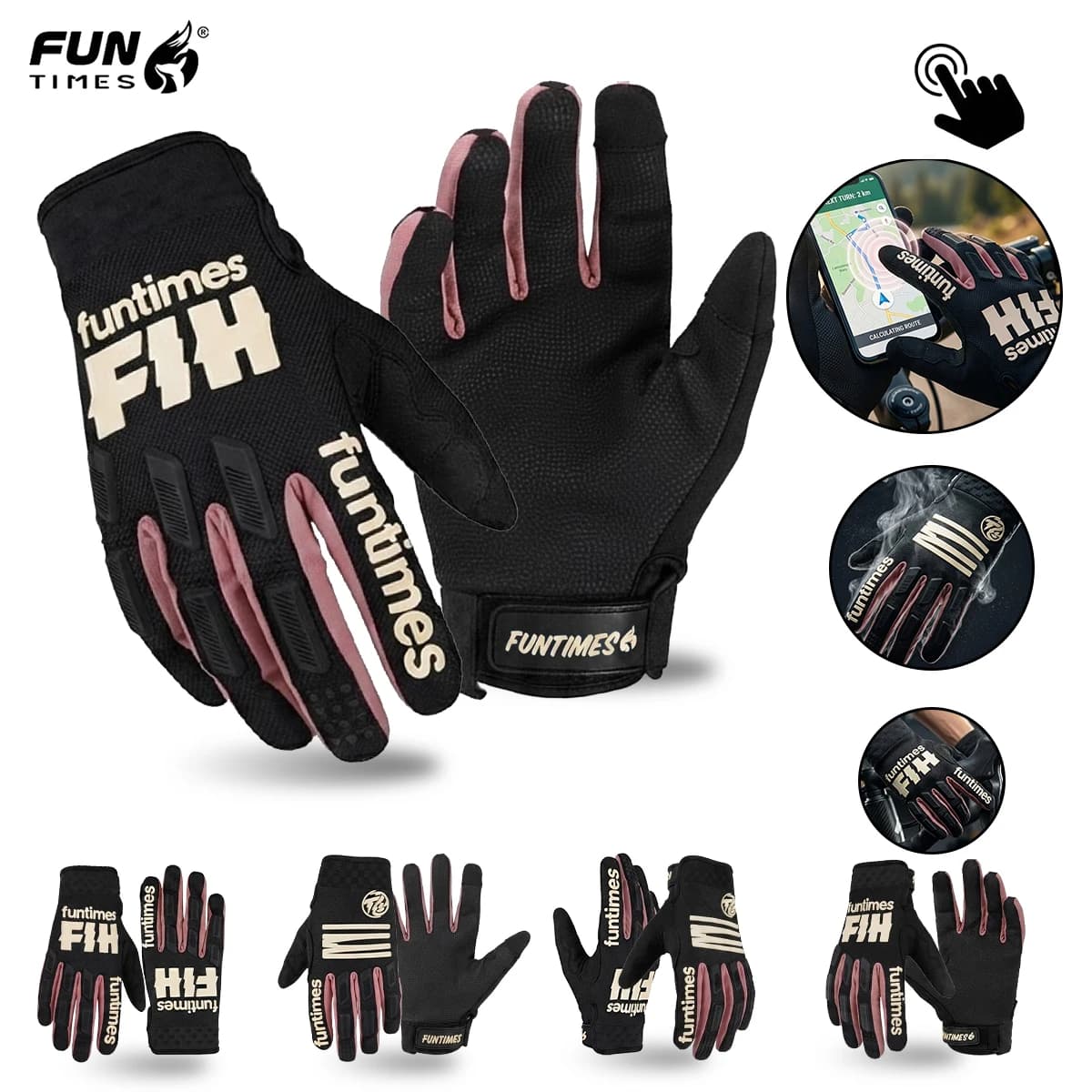 New All-Season Riding Gloves Suitable For Both Men And Women, Suitable For Motorcycles, Mountain Bikes, And Off-Road Vehicles