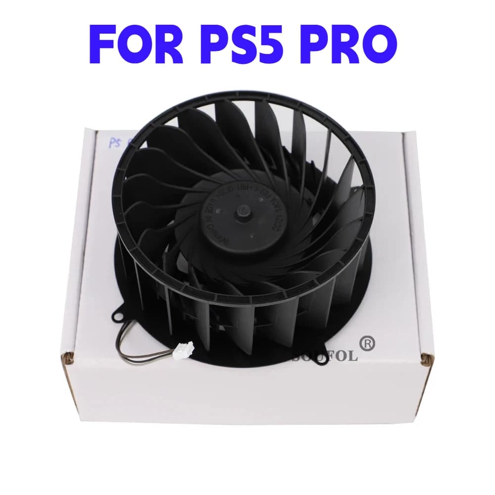 Nuova ventola di raffreddamento interna di ricambio per dissipatori di calore PS5 PRO, ventola di raffreddamento a 19 pale per console PS5 PRO, accessori da gioco