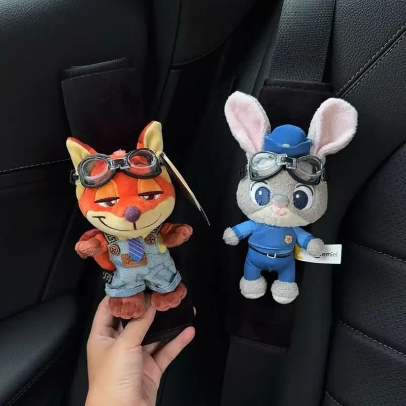 Protezioni per Cinture di Sicurezza Auto Judy Nick, Decorazione Interna Carina per Coppie - Coppia di Accessori per Cinture di Sicurezza