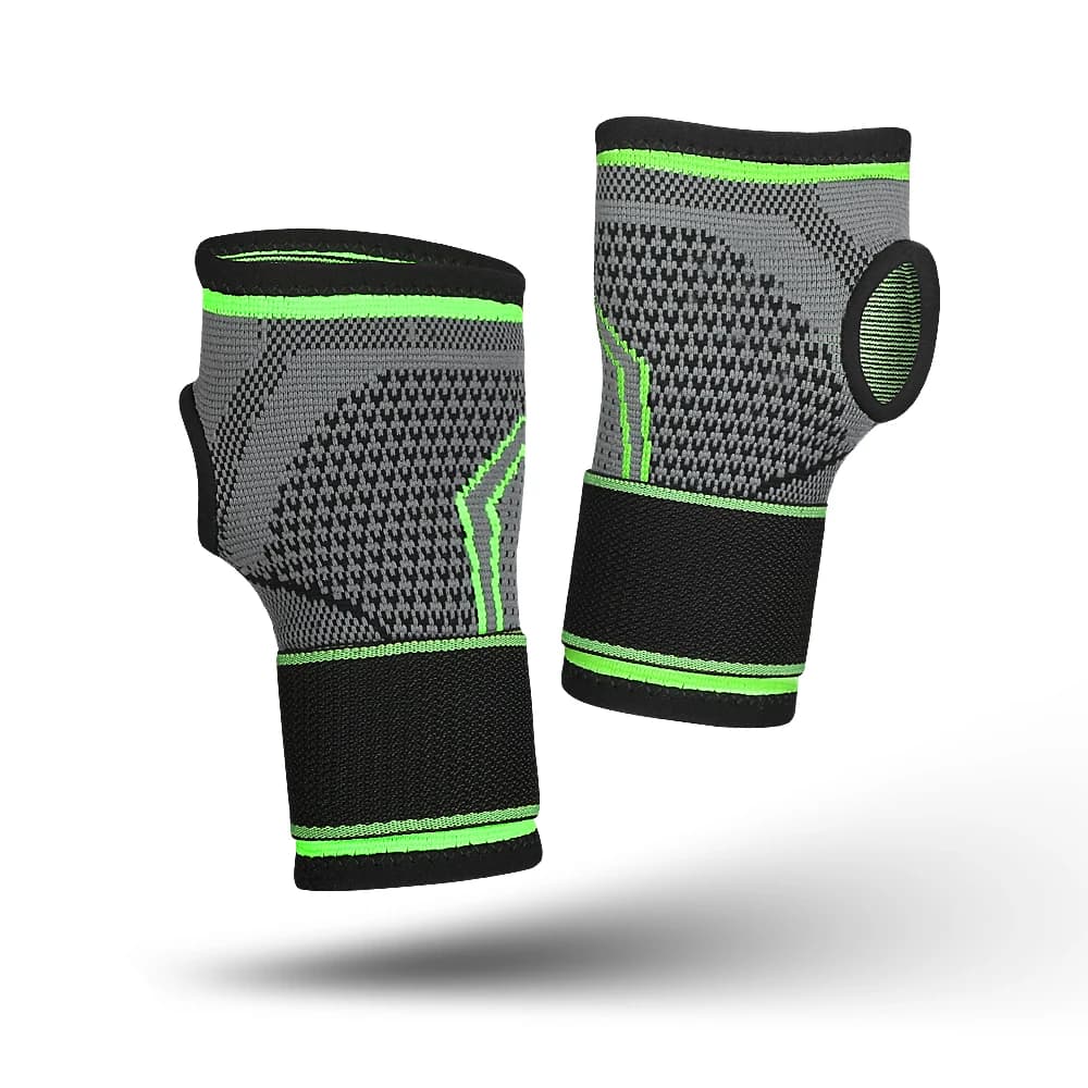 1 pz lavoro a maglia supporto per il polso elastico regolabile fasciatura mano Sport braccialetto palestra supporto protezione per le mani avvolgere Tunnel carpale