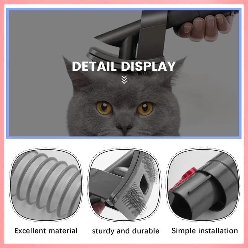 M02K-Attacco per aspirapolvere Cane Gatto Pet Spazzola per letto Strumento per lo sposo compatibile per Dyson V11 V10 V8 V7 Accessori per aspirapolvere