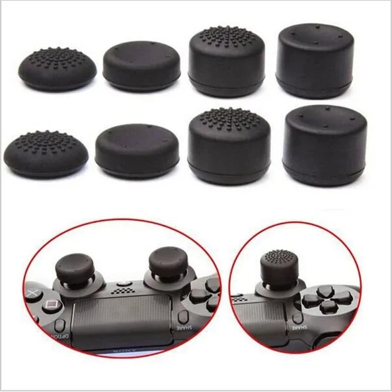 8 Pezzi Copri Joystick in Silicone, Protezioni Antiscivolo per Joystick Analogici per Controller PS4 PS5 Switch Pro Xbox, Accessori per Gaming