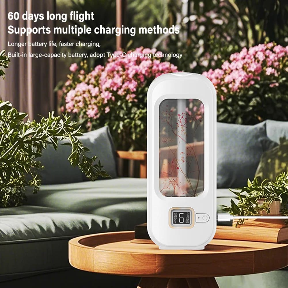 New Aroma Diffuser Fragrance Essential Oil Aromatherapy Machine Timing Air Freshener Colorful Light Living Bedroom Toilet