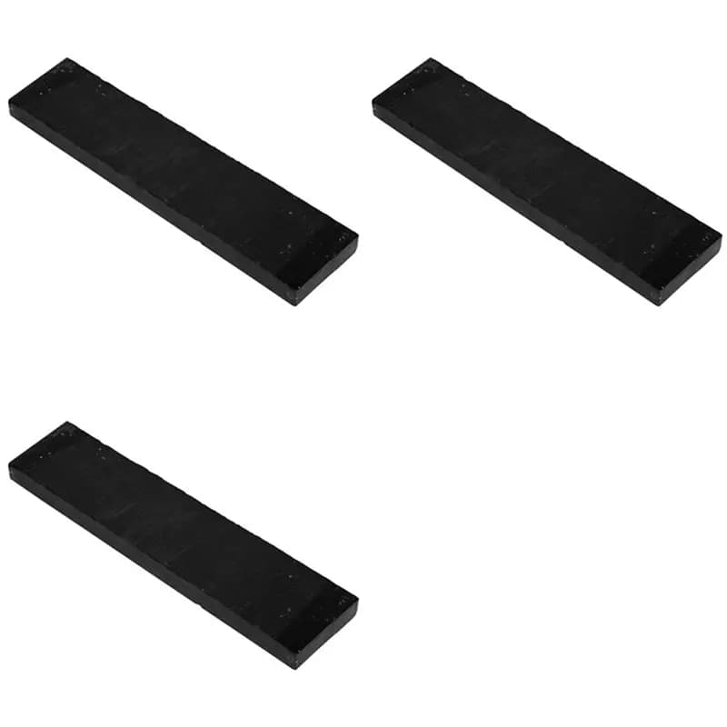 【STOCK】3X Ebony Old Material Ebony Ukulele Guitar Violin Handle Instrument Raw Material Blank DIY Instrument Accessories