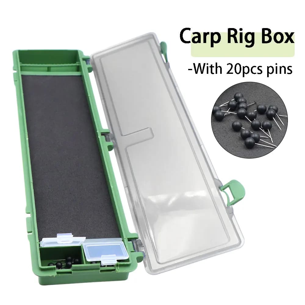 Carp Fishing Equipment Box Hard hair equipment box with pins Swivel box for fishing accessories