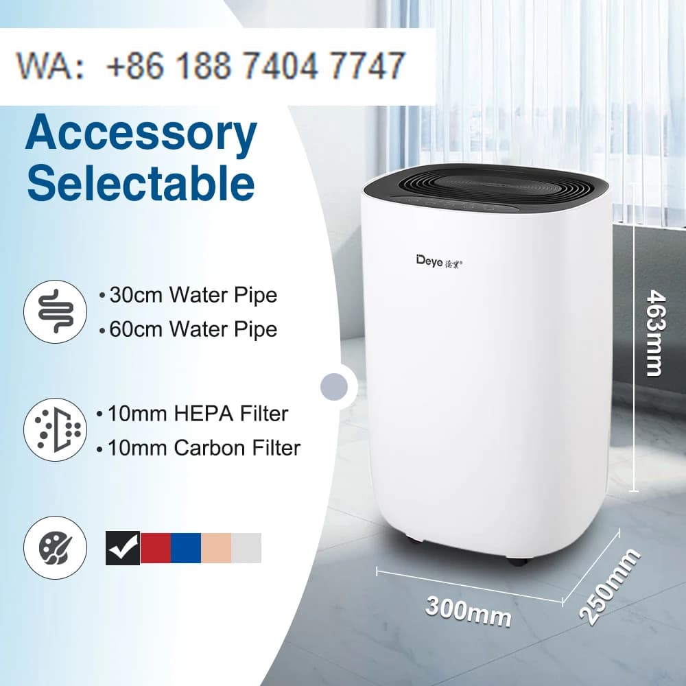 Deumidificatore Domestico Deye DYD-S12A 12L Economico ed Eccellente con Regolazione dell'Aria Fresca