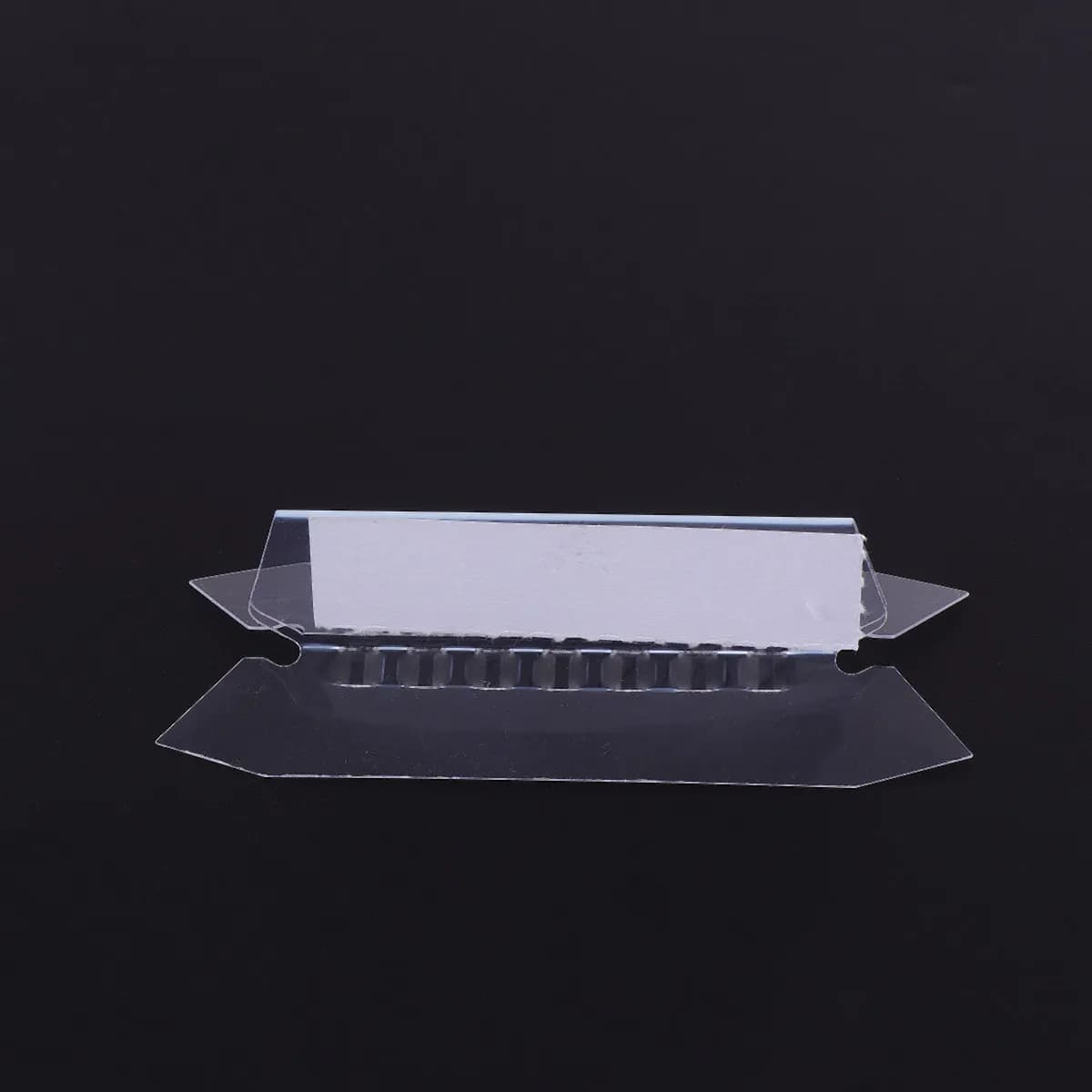 100Pcs Transparent Folder Tabs File Index Labels for Hanging Folders Quick Find System Student Office Efficiency Organizer