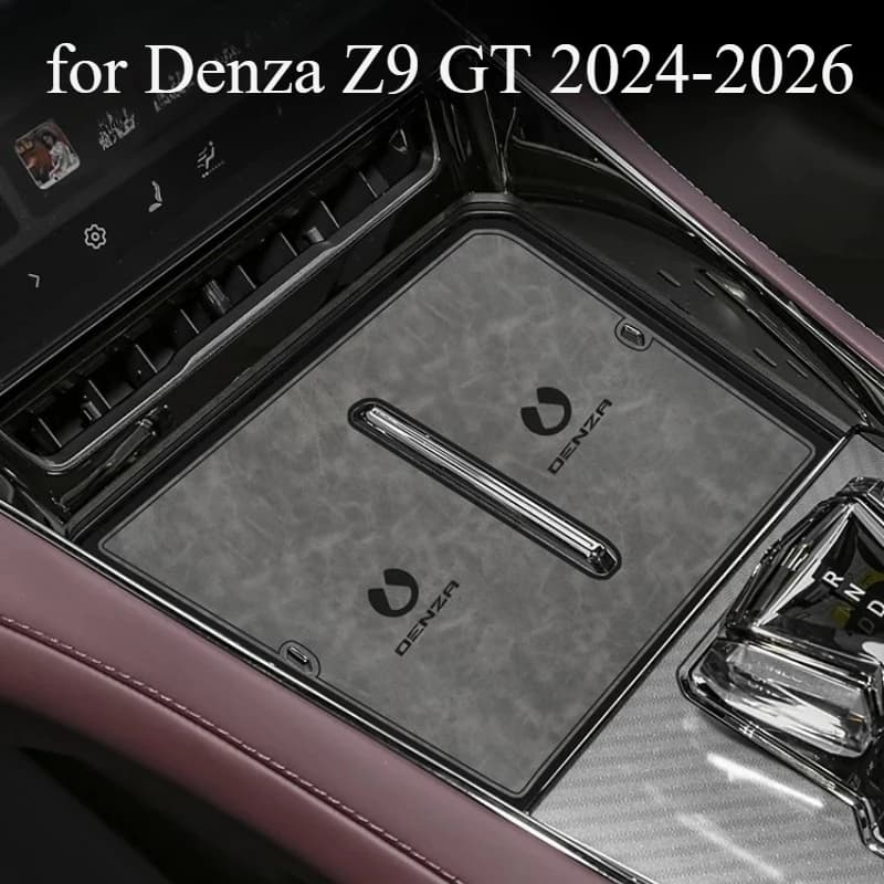 Set Tappetini Personalizzati per Portabicchieri e Vani Portaoggetti per Denza Z9 GT 2024-2026 – Kit Completo di Rivestimenti Interni Antiscivolo in Silicone