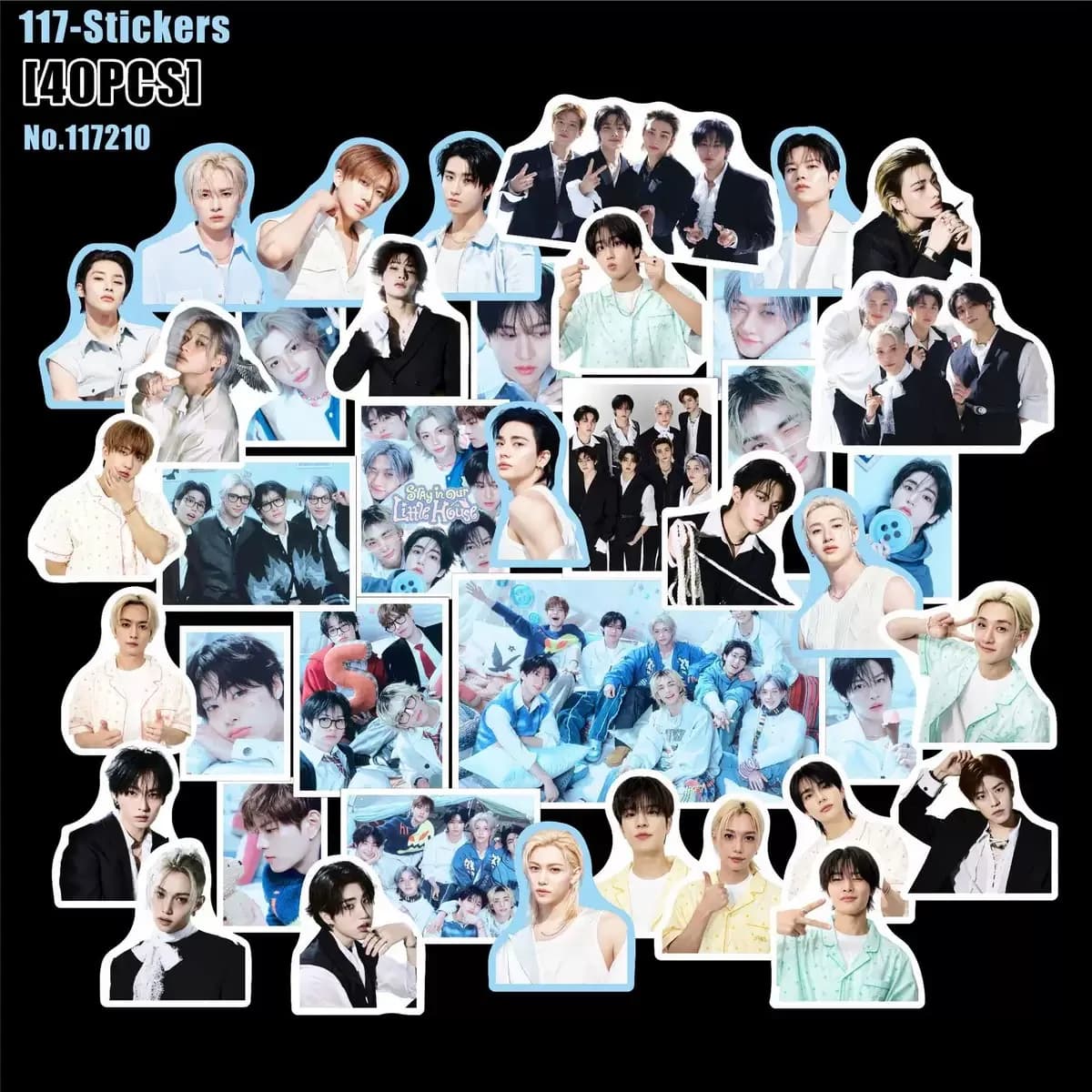 40/50 Adesivi per notebook impermeabili SKZOO DO IT del nuovo album dei Stray Kids coreani, decorazioni per tazze, adesivi periferici FELIX