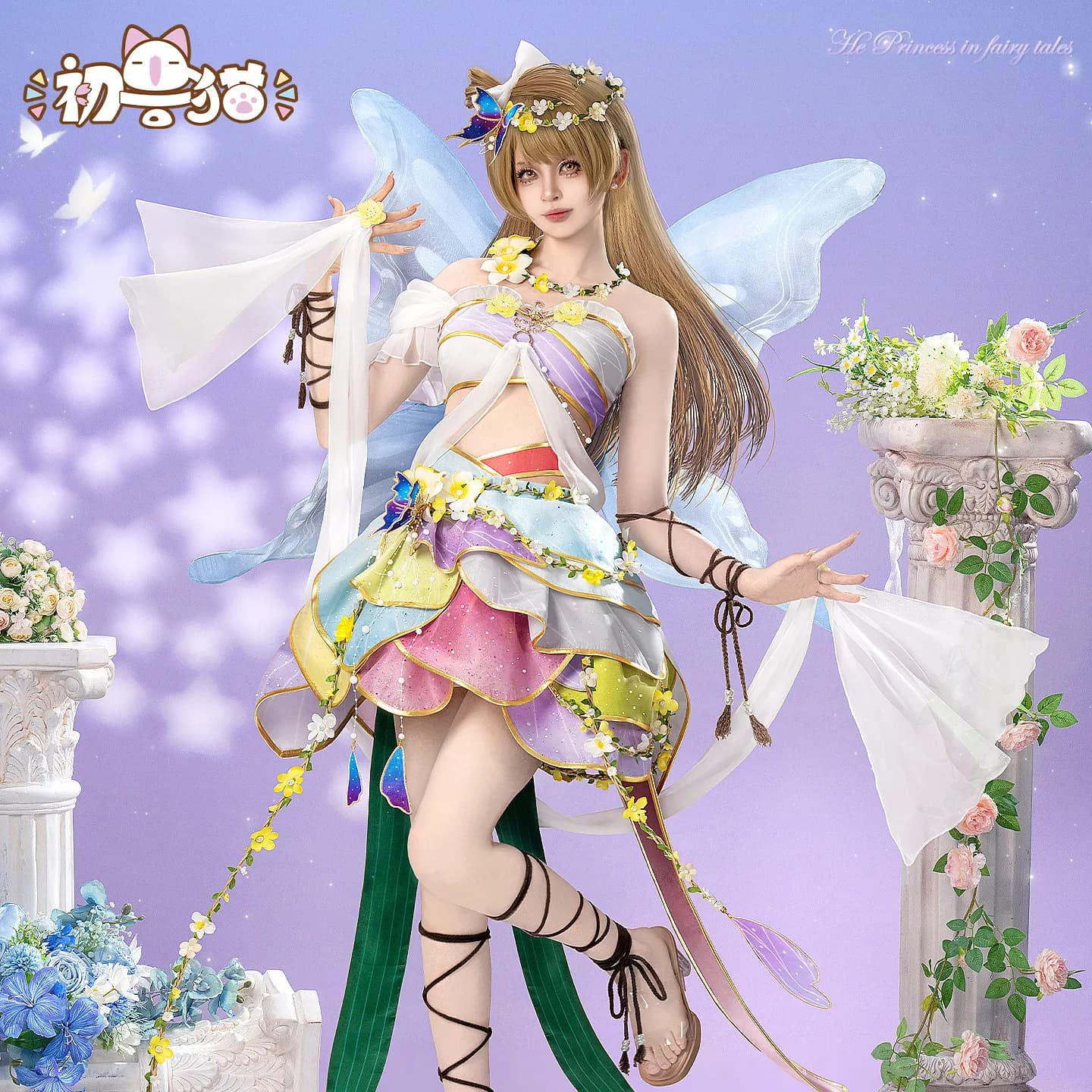 New Costume Cosplay Kotori Minami 2026 for Halloween, Christmas, Theme Celebrations, Role Games, Comic With - S-XL Dress, New Gonna Cute and Lovely