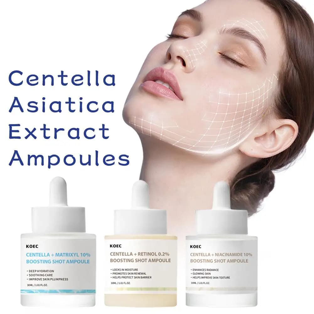 Corea KOEC Madagascar Centella Boosting Shot Ampoule Essence Matrixyl 10% & Retinol 2% Essenza Lifting e Rassodante Originale per la Cura della Pelle