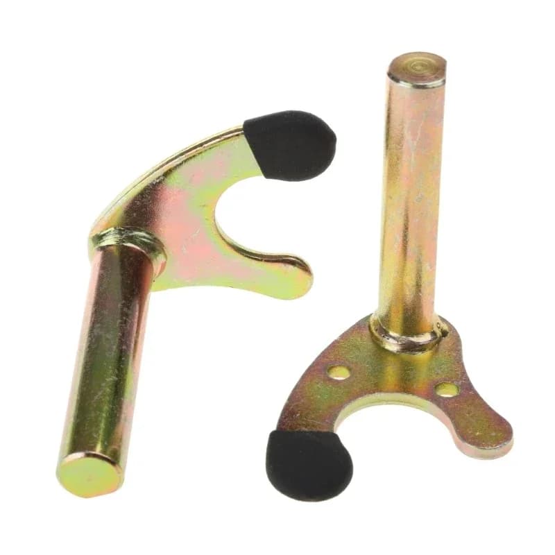 1 paio di supporti per ruote per moto resistenti, telaio di supporto, braccio oscillante, ganci per treppiede, forcella stile U/l, cursore per bobina oscillante