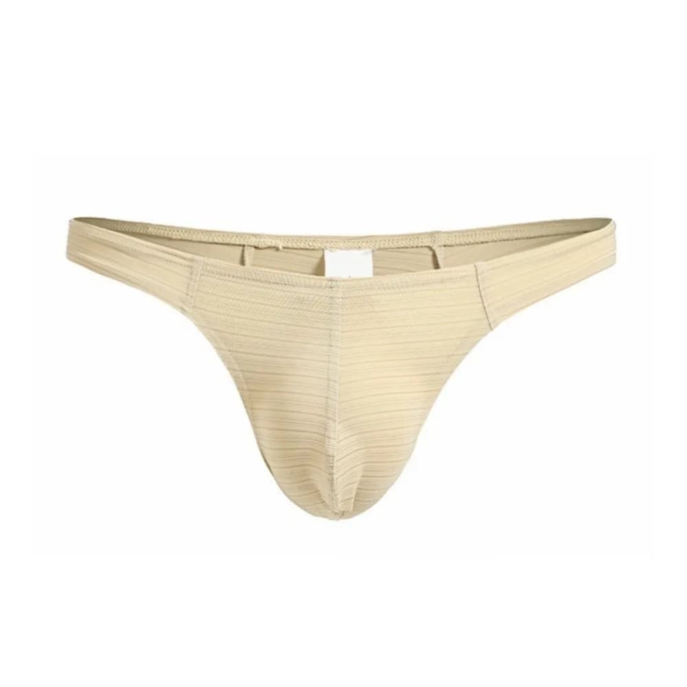 Comfortable Low Waist Men Ice Silk Thongs Solid Color Lingerie Men's Panties Underpants Underwear Male Briefs Men