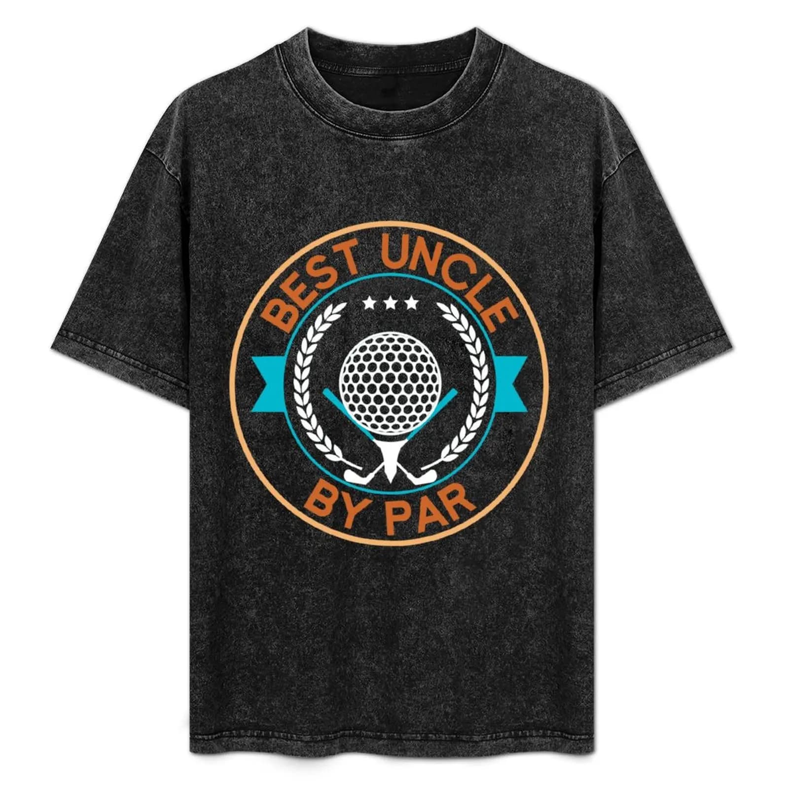 T-shirt Best Uncle By Par Golfing, maglietta casual con stampa alla moda