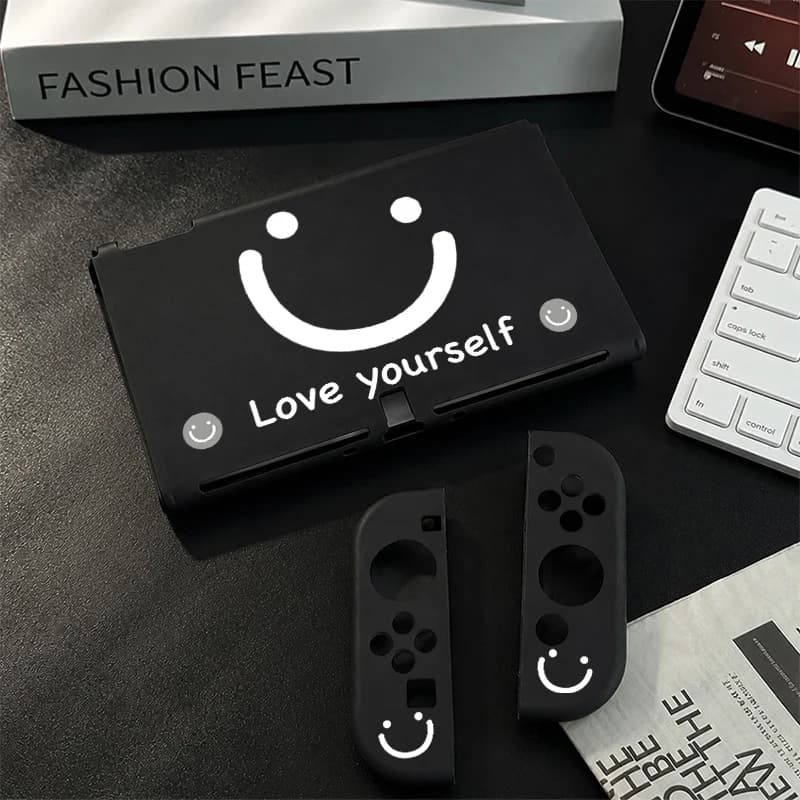 Kawaii Printed Soft Protector Detachable Joy-Con for Nintendo Switch OLED Dockable Cover Sweat Slip-Resistant Controller Case
