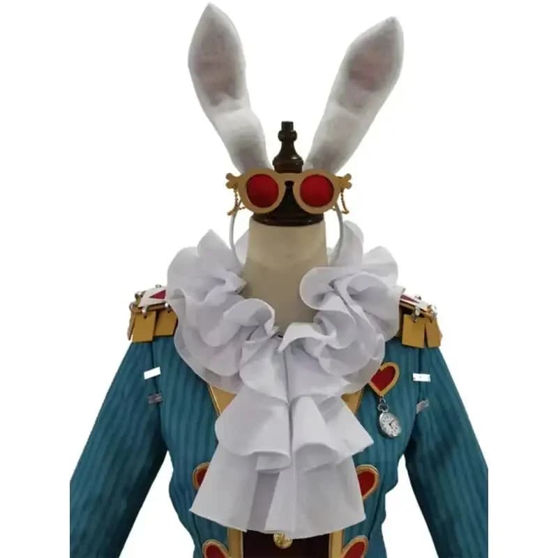 Costume Cosplay Identity V Mr. White Rabbit Alice nel Paese delle Meraviglie, Uniforme per Feste a Tema Anime e Giochi, Halloween