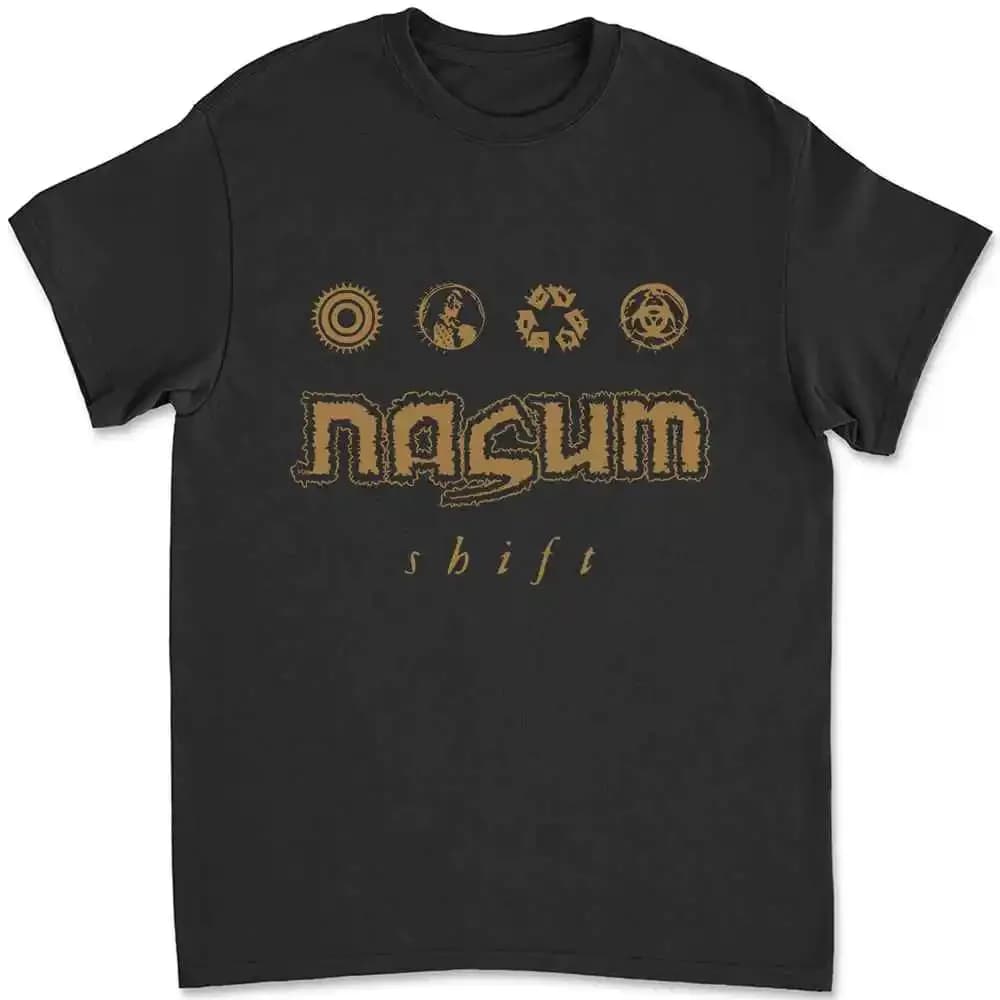 Nasum Swedish Grindcore Band Shift Cover T Shirt M 2Xl LAES