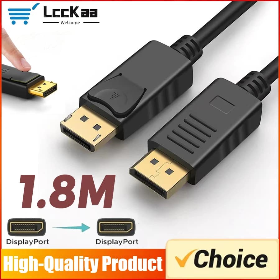 DisplayPort cable to HDMI 4K 1080P compatible with PC, laptop, TV, projector - Audio video adapter from DP to HD